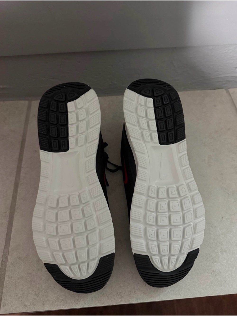 Nike Air Max- Black Sneakers with Red Swoosh NWOT - Picture 5 of 5